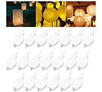 20 Pack Mini LED Lantern Lights, Paper Lantern Lights Battery Operated Balloon Party Lights for Paper Lanterns Balloons Outdoor Indoor Wedding Party Decoration Last 36 Hours - Warm White
