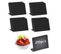 20 Pack Mini Signs,10x7.5cm Signs for Food,Small Chalkboard Sign - Bakery - Buffet Signs Table Small Wedding Party Restaurant Cafe Bar Display Signs