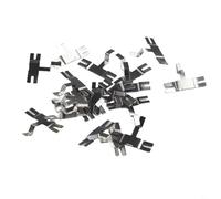 20 Pack Nickel Plated Steel Welding Strips for Battery Pack Assembly 2.6cm Spot Weldable Nickel Sheets with High Purity Metal for Lithium Nimh and Gadget