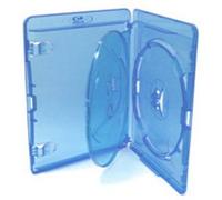 20 pack of Genuine Amaray Blu-Ray 3 way (3) Disc Storage Cases to store 3 disks - with 2 disk inner tray - 14mm Spine Blu Ray cover