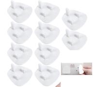 20 Pack Plug Socket Covers UK - Child Plug Socket Covers Baby - White Socket Inserts for UK 3-Pin Plug Sockets - Electrical Outlet Plug Covers for Children - Socket Protector Covers
