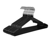 20 Pack Premium Heavy Duty Metal Hangers with Non-Slip Rubber Coating - Space Saving Slim Clothes Hangers with Grooves - Durable Closet Organisers for Coats, Shirts, Dresses & Trousers