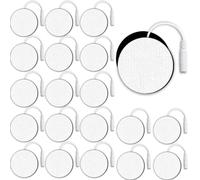 20 Pack Replacement Round Electrode for TENS, 2 Inch Electrodes for TENS Unit, Reusable Electrode Pads Latex Free for TENS/EMS Muscle Stimulation Machine