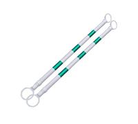 20 Pack Retractable Traffic Cone Bar From 4 Ft To 6.6 Ft Expandable Cone Bar For Traffic Road Parking Use Cone Not Include(White and green,2Pcs)