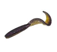 20-Pack Roll Tail Maggot Set Floating Biomimetic Baits Scent-Infused Soft Worms for Sea Bass & Mandarin Fish(Brown,5.5cm 20pcs)