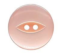 20 Pack Round Acrylic Fish Eye Buttons, Baby Buttons, Sewing, Knitting Craft Buttons - Pink 11mm / 18 Lignes