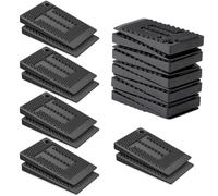 20 Pack Shims, Furniture Levellers, Rubber Wedge, Shims for Levelling, Plastic Shims for Leveling Tables Chair Fridge Toilet for Home Restaurant Use for Furniture, Table Feet, Chairs, Cabinets