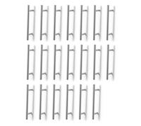 (20 pack Silver 160mm (Hole Centres)) Kitchen Cupboard Cabinet T-Bar Door Handle Steel