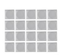 20 Pack Square Coin Capsules for Collectors, Clear Plastic Coin Storage Cases with Adjustable Foam Inserts, Protective Numismatic Holders for 16-40mm Diameter, Scratch-Resistant(20/25/30/35/40mm)