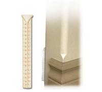 20-Pack Squarz-It Drywall Bullnose Rounded-to-Square Corner Conversion Strips - Ideal for Baseboard, Crown Moulding, Trim