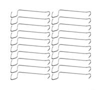 20 Pack Stainless Steel Fruit Tree Branch Spreader Wire Reusable Garden Limb Trainer Tool For Pear For Cherry Orchard Growing Support Horizontal Angle Adjuster Silver(16T)