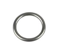 20 Pack Stainless Steel Welded Rings 304-3mm Thick Seamless Metal Connecting O-Rings for DIY Crafts Jewelry Making Key Chain Marine Hardware (15mm to
