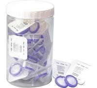 20 Pack Sterile Syringe Filter PVDF Hydrophilic Membrane 25mm Diameter 0.22 μm Pore Size, HPLC and GC Needle Filter, High Throughput Lab Filtration, Barreled Packed
