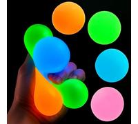 20 Pack Sticky Ceiling Balls, Glow in The Dark Sticky Ball for Ceiling & Wall, Durable & Safe for Kids (20*PC)