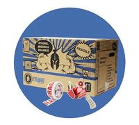 20 Pack Strong Extra Large 51cm x 30cm x 30cm Reusable Cardboard Storage Packing Moving House Boxes with Carry Handles and Room List Checkboxes With Tape and Tape Gun
