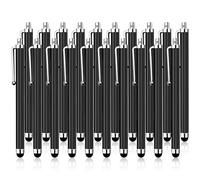 20 Pack Stylus Pen,Stylus Pen for Touchscreen High Precision and Sensitivity for Everyday Writing/Drawing,Universal Stylus Compatible with All Touch Screens,Black