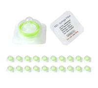 20 Pack Syringe Filter Sterile PES Membrane 33mm Diameter 0.22μm Pore Size, HPLC and GC Needle Filter, High Throughput Lab Filtration for Biomed Scientific