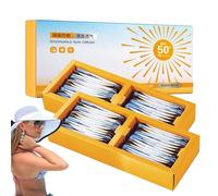 20 Pack Travel Size Sunscreen SPF 50+, Mini Sunscreen Travel Size, Sachets, Waterproof & Sweat-Resistant, Vegan & Oil-Free Formula, For Face and Body (40pcs)