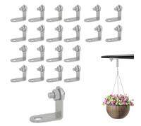 20 Pack Universal Greenhouse Twist Clips with Bolts & Nuts, Multi-Use Clips for Shade Cloth, Bubble Wrap and Hanging Plants, Durable Greenhouse Fixing Accessories