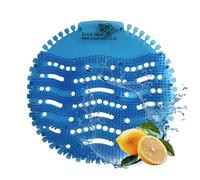 20 Pack - Urinal Screen Deodorizer | Anti-Splash Urinal Mats with Slanted Bristles | Odour Eliminator & Toilet Freshener | Long-Lasting 30 Days | Fits All Urinals Inc Waterless (Blue, 20 Pack)