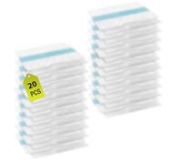 20 Pack VACMOP Disposable Hard Floor Vacuum and Mop Pad Refills for Shark Pro VM252 VM251 VM250 VM200 VC205 QM250 VM190 VM200P12 VMP30 Vacuum Cleaner Replacement Parts