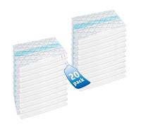 20 Pack Vacuum Cleaner Mop Pads, Compatible with Shark VACMOP VM252/QM250, Replacement Cleaning Accessories