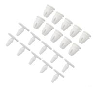 20-Pack White Plastic Push Button Attachment Clips for Mercedes-Benz W202/W203/W210/W209/W222/W251 Interior Trim Replacement
