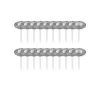 20 Pack Wire Brushes With 3mm Shank Stainless Steel Polishing Dremel Rotary Tool Better