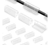 20 Pack Wire Organiser Holders for Desk with Adhesive, Desk Cable Management Clips (20 Pcs)