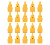 20 Pack Yellow Flat Wind Jet Air Nozzles 3 Hole Design 1/4 Inch Bspt Connector Abs Material Heat Resistant To 100 Degrees For Industrial Drying Cooling Dust Prevention And Tank Wall Cleaning Tasks