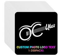 20 Packs Custom Mouse Pad Bulk with Photo Logo, Personalized Image Text Laptop Desk Mat, Sublimation Customized Non-Slip Waterproof Desk Writing Pad for Office, Work & Gaming,7.9x7.9 in