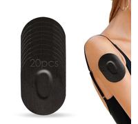 20 Packs Dexcom G6 Adhesive Patches Waterproof - Dexcom G6 Patches Glucose Sensor Covers Protection by YOUSHARES (Black)