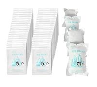 20 Packs Ice Pack Sheets for Shipping Frozen Food, Dry Ice Packs for Coolers Cool Box Bags, Small Freezer Blocks Mailing Cold Packs for Shipping Perishables Chocolate Camping Picnic (8cm X 11cm)