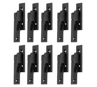 20 Packs Keku Drop On, Hook On Push in Plinth Fasteners Fittings Press Fit Panel Clips,Kitchen Cabinet Cupboard Plinth Connector Press Fit Panel Clips