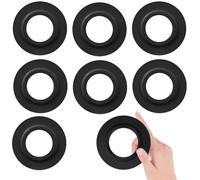20 Packs Lamp Shade Reducer Ring, E27 Plate Light Fitting Lampshade Washer Adaptor Converter, Plastic Screw Bulbs Lamp Holder Twist Lock Socket Replacement Ring, Retainer Rings for Light Fixture