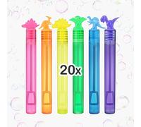20 Packs Mini Bubbles Dinosaur Bubbles With Bubble Wand Bottles Birthday Bubble Solution Blowers For Kids Children Party Supply Summer Outdoor Toys (Dinosaur)