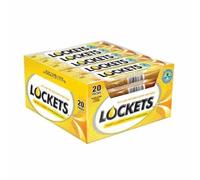 20 Packs of LOCKETS Honey&Lemon / Extra Strong / Cranberry & Blueberry with Menthol & Eucalyptol (Honey & Lemon) - VSTAR