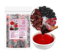 20 packs of slimming tea bags, mulberry, rose, triple dried flower combination, summer sweet and sour fruit tea, beauty and nourishing, throat moisturizing and degreasing