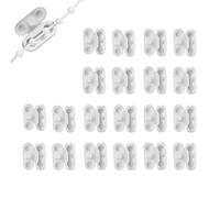 20 Packs White Plastic Blind Chain Connectors, Maslasee,Repair Kit for 4.5mm Bead Chain, Compatible with Roller Blinds, Roman Blinds, Vertical Blinds, Essential Blinds Accessories & Fittings Parts
