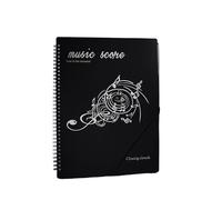 20 Page Sheet Protectors for Music Scores Adjustable Pages with Transparent Sleeves Refillable Clear Inserts