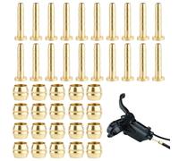20 Pair Disc Brake Olive Insert Set with Hydraulic Brake Hose Connector,Bh59 Olive and Barb, Compatible with Shimano/Avid/Sram Bike Hydraulic Disc Brake Replacement Parts