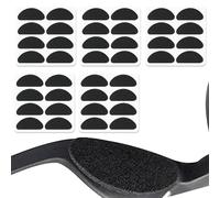 20 Pairs Eyeglass Nose Pads,D-Shape Soft Foam Self-Adhesive Nose Pads,Anti-Slip Sponge Glasses Nose Pads,Soft Foam D Shape Anti Slip Nose Pads,Anti Slip Nose Pads for Sunglasses, Glasses (Black)