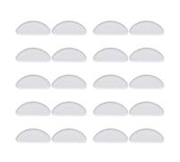20 Pairs Glasses Nose Pads Silicone Soft Silicone Stick On Nose Pads Replacement Cushion Anti Slip Nosepads with Sticky for Glasses Eyeglasses Sunglasses