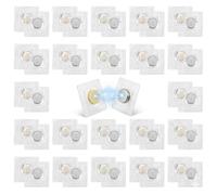 20 Pairs Hidden Sew Magnetic Snap, PVC Material, Round Magnetic Snap, 2.5 * 2.5cm, PVC Magnetic Fastener Suitable for Thin Fabric, Bag Lining, Pocket Flap, Clothing Lining, DIY Sewing