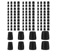 20 Pairs High Heel Protector Covers Black PVC Replacement Caps | Wear Resistant, Universal Fit for Boots and Heels, Wedding and Gravel Use, Preserves the Original Look