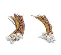 20 Pairs JST XH 2.54mm 3 Pin Male Female Connector Plug with 150MM Wire Cables for LED Strips, Lighting, Toys,PCB Control Boards