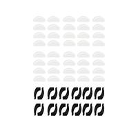 20 Pairs of Glasses Nose Pads, Silicone Glasses Nose Pads, Non-Slip Adhesive Glasses Nose Pads, Comfortable Nose Pads, Suitable for All Kinds of Glasses, Sunglasses