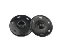 20 Pairs of Metal Press Studs, Snaps Repair Buttons, Brass Replacement Press Button, Metal Buttons for Sewing for DIY Crafts, Clothing, Handbag and Leather Goods, Gun Black, 9 mm