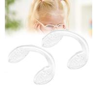 20 Pairs Soft Silicone Nose Pads, U Shaped Strap Bridge Nose Pads, of Adhesive Brilliant Nose Pads, Glasses Nose Pad, Stick-On Non-Slip Soft Silicone,for Glasses Sunglasses