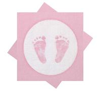 20 Paper Napkins Baby Feet Footprint Girl Pink Table Decoration Baby Shower